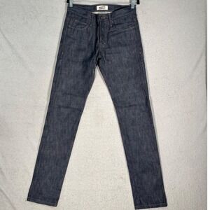 Naked & Famous Super Skinny Guy Jeans Men Fit 31x34 Raw Japanese Denim Indigo